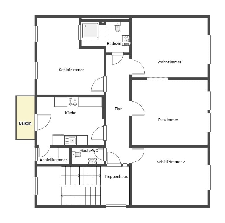 Wohnung zum Kauf 298.500 € 4 Zimmer 102,8 m²<br/>Wohnfläche Kirchditmold Kassel 34130