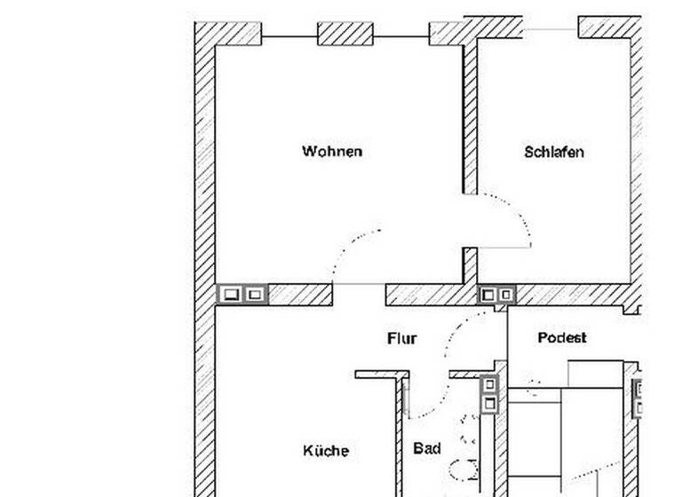Wohnung zur Miete 895 € 2 Zimmer 58 m²<br/>Wohnfläche 1.<br/>Geschoss Wilhelmsmühlenweg 198 Mahlsdorf Berlin 12623