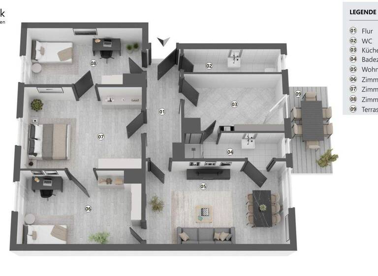 Wohnung zum Kauf 650.000 € 4 Zimmer 110 m² Altstadt Konstanz 78462