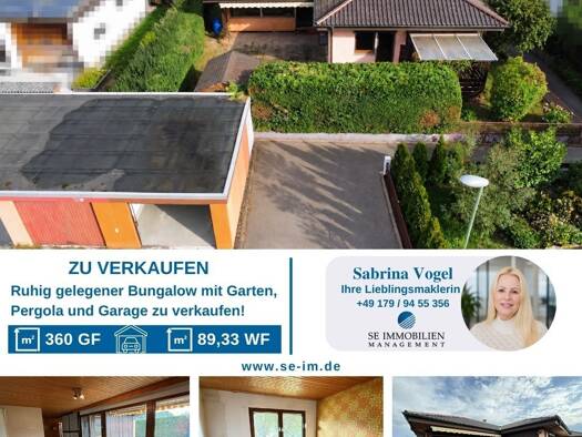 Bungalow zum Kauf 349.000 € 4 Zimmer 89,3 m² 360 m² Grundstück Huchenfeld Pforzheim 75181