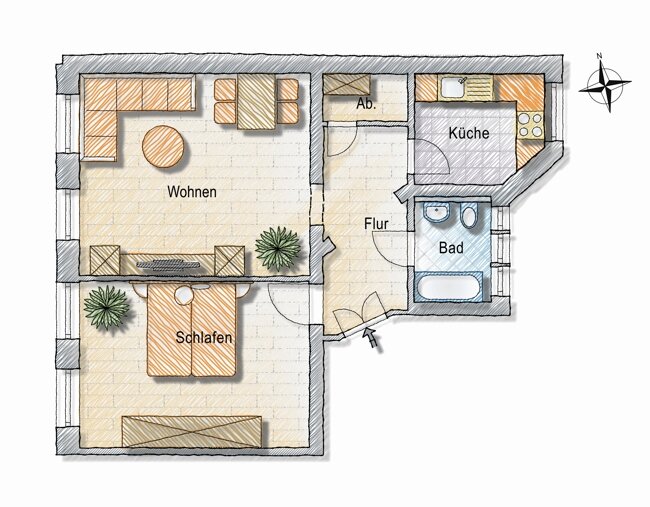 Wohnanlage zum Kauf provisionsfrei als Kapitalanlage geeignet 297.000 € 4 Zimmer 109,6 m²<br/>Fläche Mockau - Süd Leipzig 04357