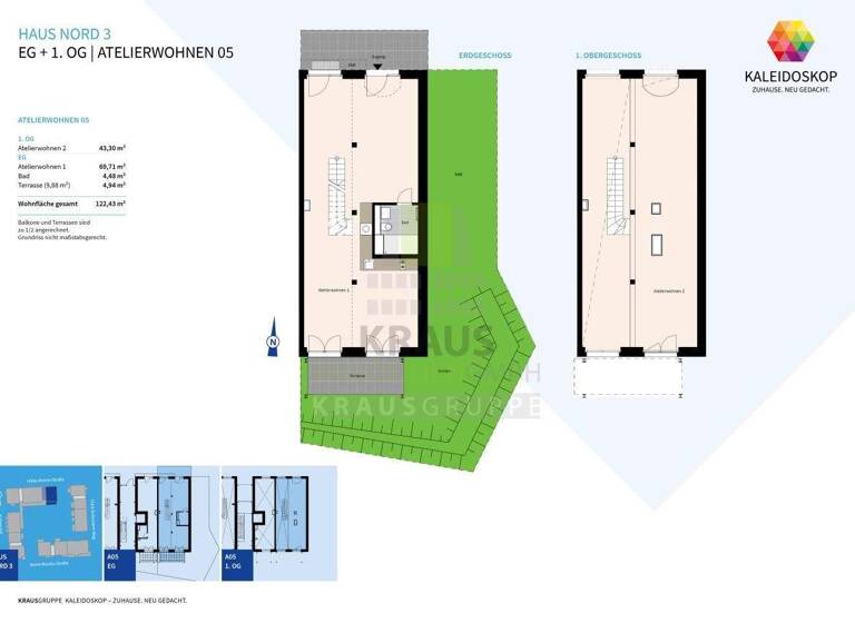 Maisonette zum Kauf provisionsfrei 769.000 € 122,4 m² EG Rohrbach Heidelberg 69126