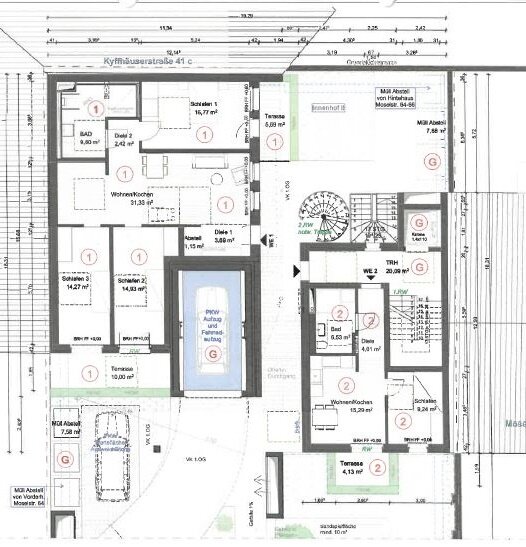 Wohnung zum Kauf provisionsfrei 331.000 € 2 Zimmer 37 m²<br/>Wohnfläche EG<br/>Geschoss Neustadt - Süd Köln 50674