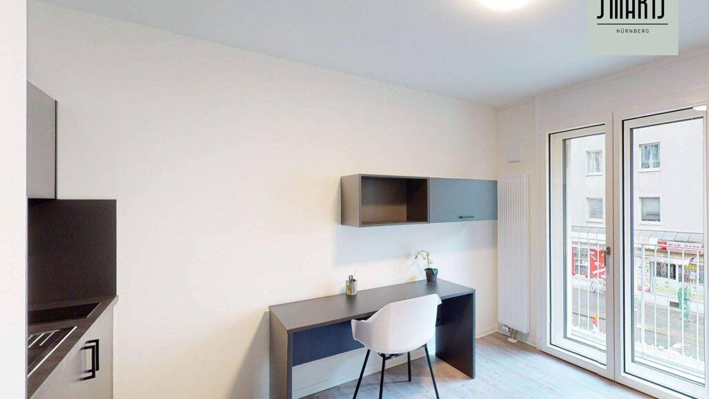 Studio zur Miete 520 € 1 Zimmer 20,2 m² 3. Geschoss Stephanstraße 5 St Peter Nürnberg 90478