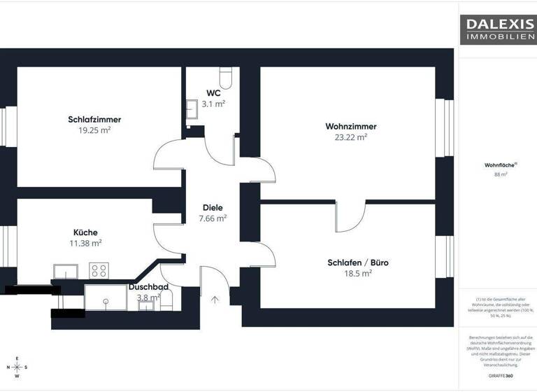 Wohnung zum Kauf 1.200.000 € 3 Zimmer 88 m² EG Au-Haidhausen München 81675