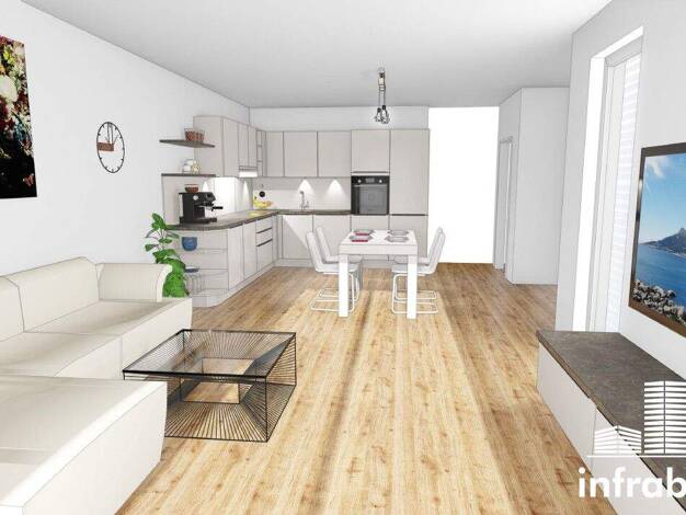 Wohnung zur Miete - Erstbezug 1.230 € 2 Zimmer 74,6 m² 1. Geschoss frei ab 01.01.2026 Leitershofen Stadtbergen / Leitershofen 86391