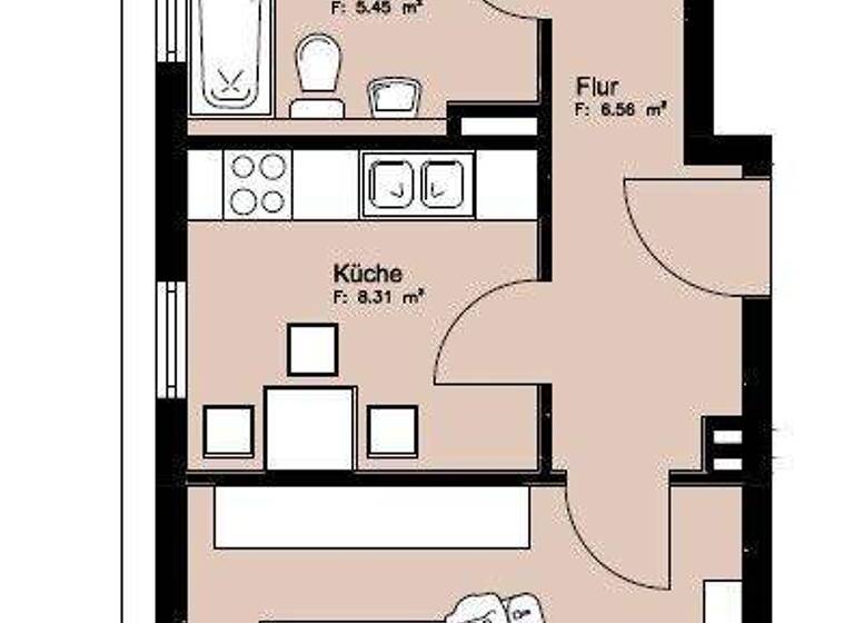 Wohnung zum Kauf provisionsfrei 189.000 € 2 Zimmer 50,4 m² EG Eigerstraße 5 Heinersdorf Berlin 13089