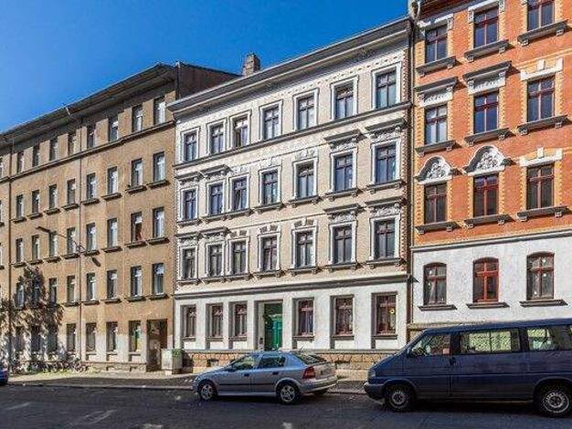 Wohnung zur Miete 444 € 2 Zimmer 50,6 m² frei ab 27.01.2026 Paulinenstr. 3 Volkmarsdorf Leipzig 04315