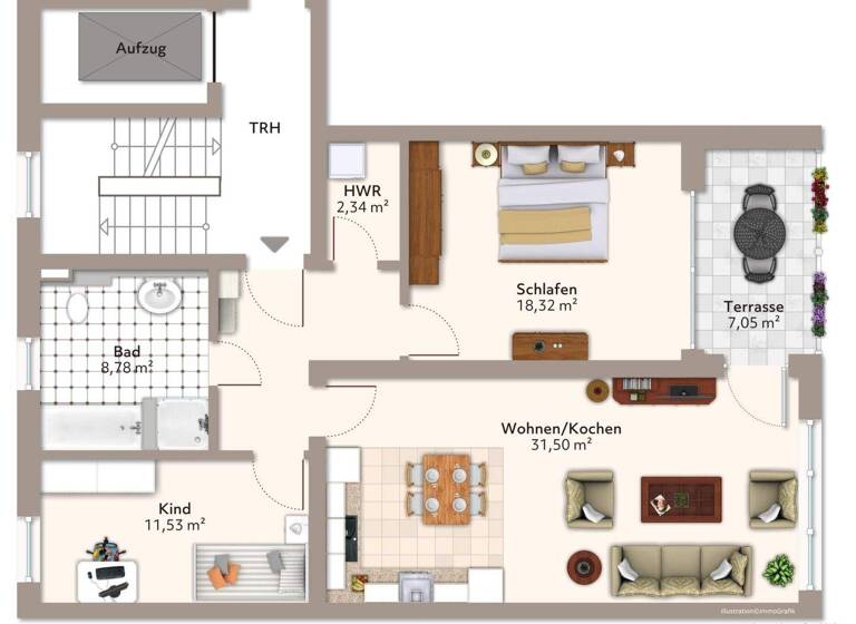 Wohnung zur Miete 980 € 3 Zimmer 82,6 m² 4. Geschoss frei ab sofort Am Charlottentor 2 Brückfeld Magdeburg 39114