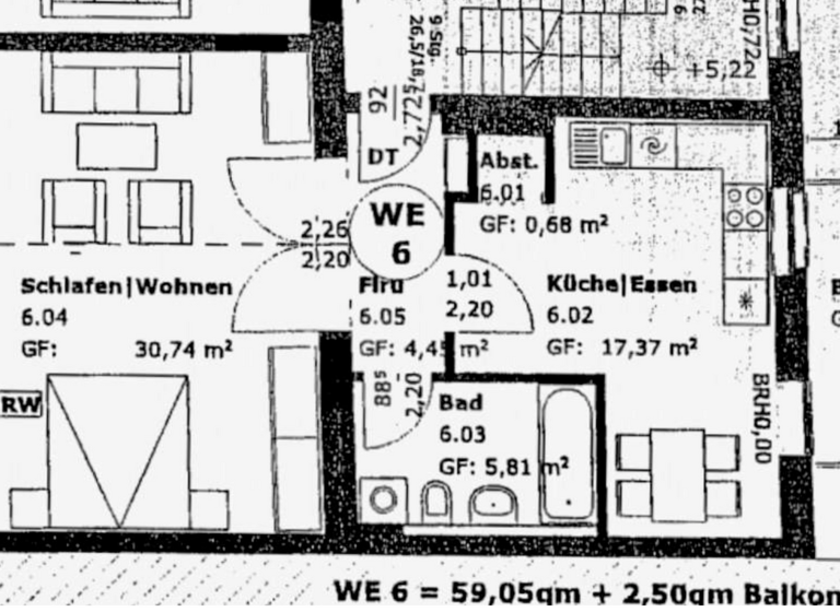 Wohnung zum Kauf 325.000 € 2 Zimmer 62 m² 2. Geschoss Babelsberg Nord Potsdam 14482