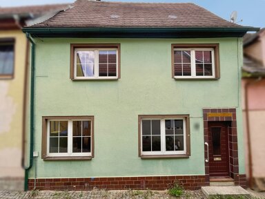 Reihenmittelhaus zum Kauf provisionsfrei 49.000 € 6 Zimmer 110 m² 112 m² Grundstück Bürgel Bürgel 07616