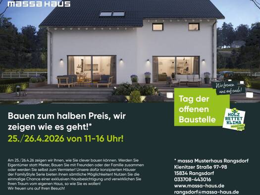 Doppelhaushälfte zum Kauf - Erstbezug 349.489 € 4 Zimmer 117 m² 350 m² Grundstück Siedlung Six Michendorf 14552