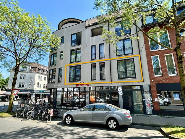 Wohnung zur Miete 2.100 € 4 Zimmer 135 m² 1. Geschoss frei ab 01.10.2025 Wolbecker Str. 66 Centrum Münster 48155