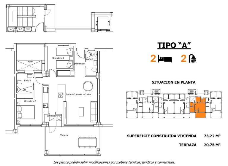 Wohnung zum Kauf provisionsfrei 245.000 € 2 Zimmer 93 m² San Miguel de Salinas