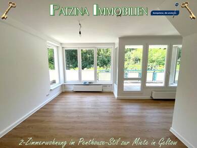 Wohnung zur Miete 1.095 € 2 Zimmer 89,4 m² Dachgeschoss frei ab sofort Liselotte-Herrmann-Straße 3 Geltow Schwielowsee 14548