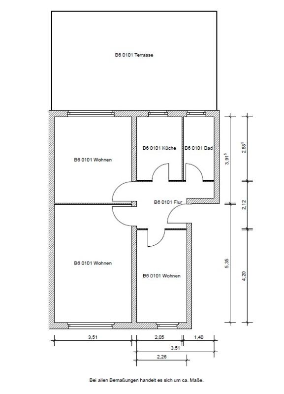 Wohnung zur Miete 489 € 3 Zimmer 57,5 m²<br/>Wohnfläche 1.<br/>Geschoss B.-Brecht-Str. 6 Senftenberg Senftenberg 01968