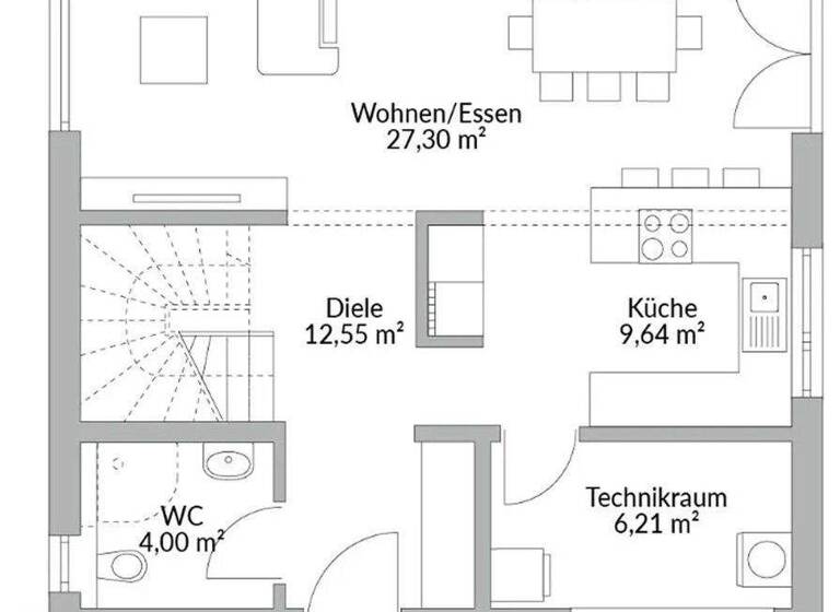 Einfamilienhaus zum Kauf - Erstbezug provisionsfrei 293.500 € 4 Zimmer 118 m² 1 m² Grundstück GRUNDSTÜCK 800M GRAZ EXKLUSIV NUR FÜR DANWOOD-HAUS Hart bei Graz 8075