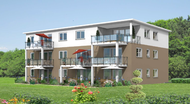 Wohnung zum Kauf - Neubau provisionsfrei 489.800 € 3 Zimmer 79 m² 1. Geschoss Jahnstraße Tettnang Tettnang 88069