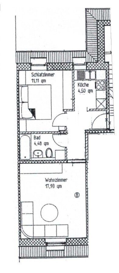 Wohnung zur Miete 245 € 2 Zimmer 42,9 m²<br/>Wohnfläche ab sofort<br/>Verfügbarkeit Feodorstr. 2WE 08 Crossen Zwickau-Pölbitz 08058