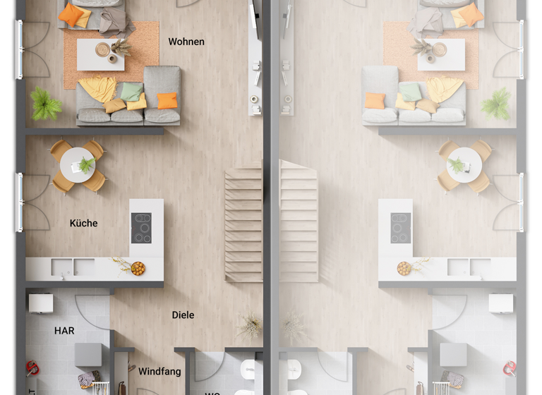 Doppelhaushälfte zum Kauf 502.680 € 4 Zimmer 132 m² 500 m² Grundstück Mahlsdorf 12623