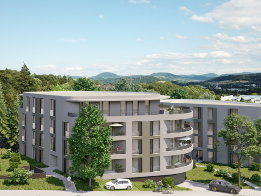 Wohnung zum Kauf - Erstbezug provisionsfrei 382.500 € 2,5 Zimmer 66,3 m² EG frei ab sofort Bergseestraße 112 Bad Säckingen 79713