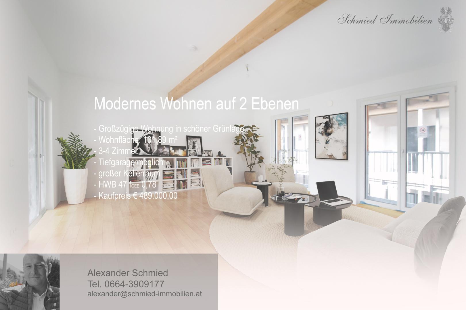 Wohnung zum Kauf 515.000 € 3 Zimmer 102 m²<br/>Wohnfläche Lindaustr. Bad Ischl 4820