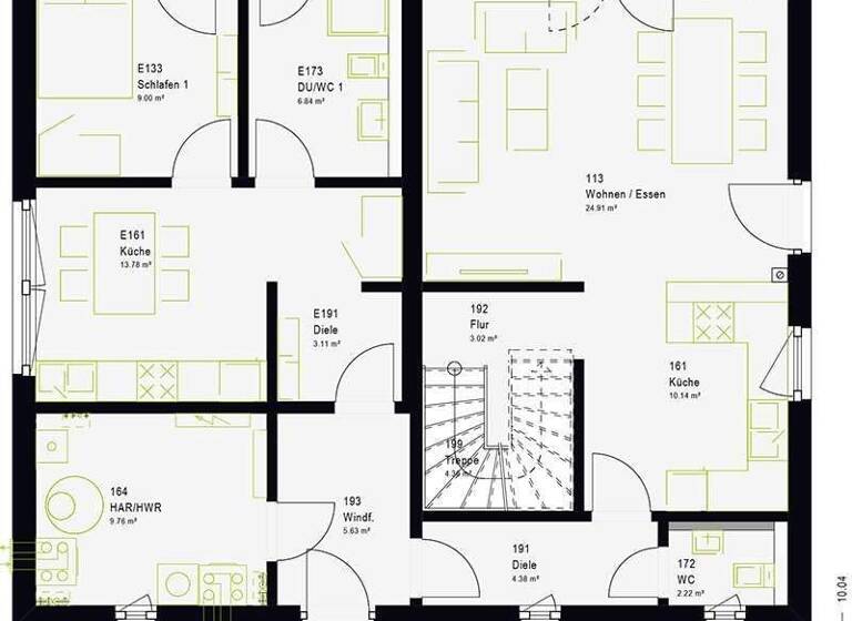 Mehrfamilienhaus zum Kauf - Erstbezug provisionsfrei 439.969 € 6 Zimmer 181 m² 1.415 m² Grundstück Groß Santersleben 39343