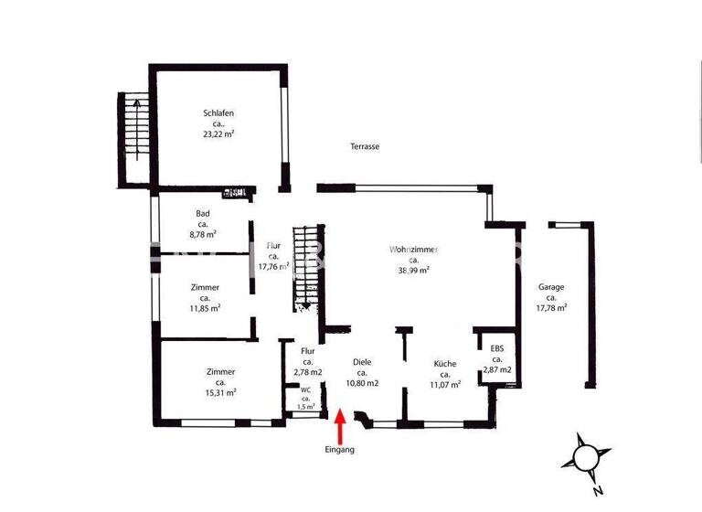 Einfamilienhaus zum Kauf 590.000 € 8 Zimmer 250 m² 1.104 m² Grundstück frei ab sofort Oberneuland Bremen 28355