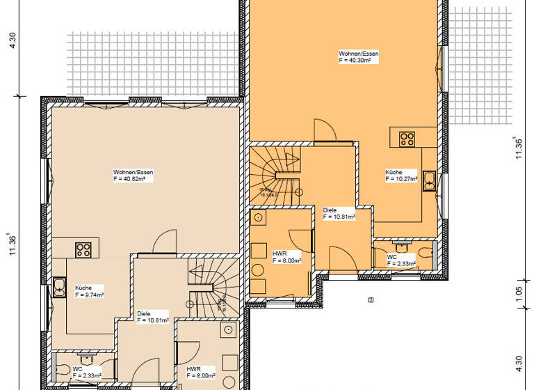 Doppelhaushälfte zum Kauf - Erstbezug provisionsfrei 488.400 € 4 Zimmer 144 m² 350 m² Grundstück Erichshagen Nienburg (Weser) / Erichshagen 31582