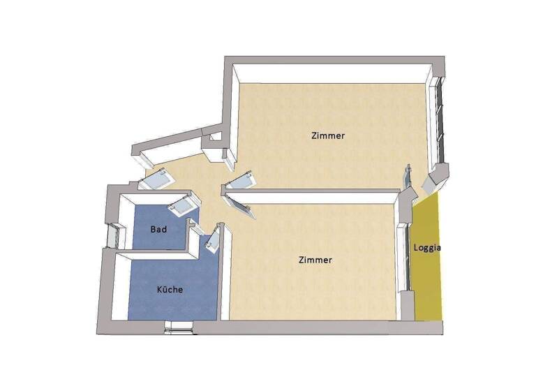 Wohnung zum Kauf 530.000 € 4 Zimmer 16 m² frei ab sofort Gesundbrunnen Berlin 13357