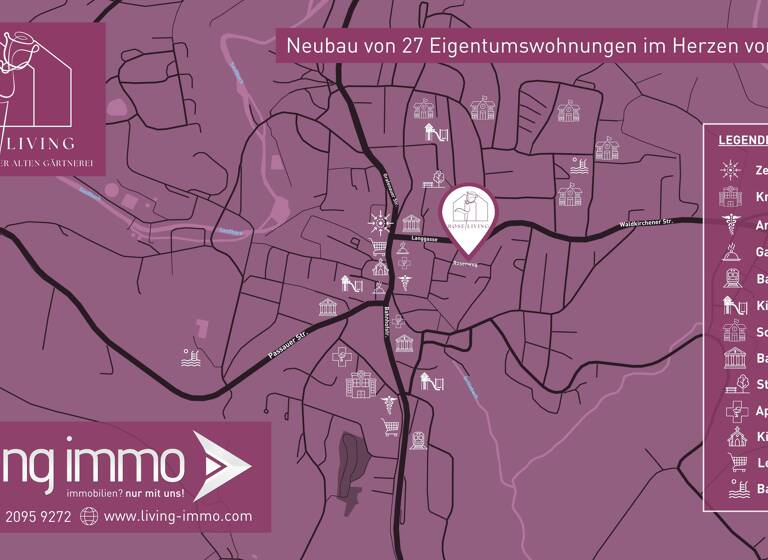 Wohnung zum Kauf - Erstbezug 342.821 € 3 Zimmer 86,8 m² 2. Geschoss Freyung 94078