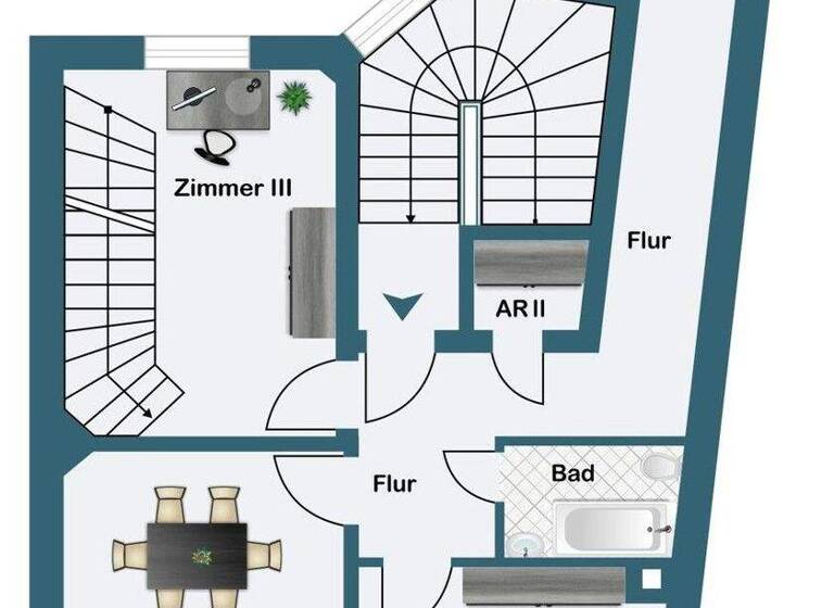 Maisonette zum Kauf 640.000 € 4 Zimmer 103,8 m² 4. Geschoss Bornheim Frankfurt am Main 60385