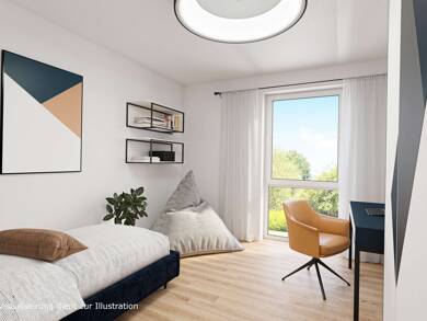 Wohnung zum Kauf - Erstbezug provisionsfrei 303.140 € 3 Zimmer 65,9 m² Dachgeschoss, 2. Geschoss Bitburg Bitburg 54634
