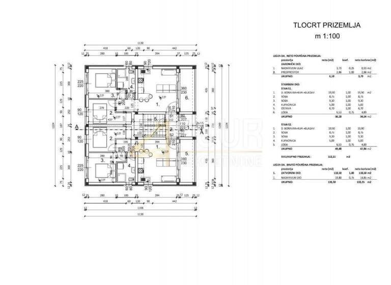 Wohnung zum Kauf 156.000 € 3 Zimmer 47 m² Vir Vir