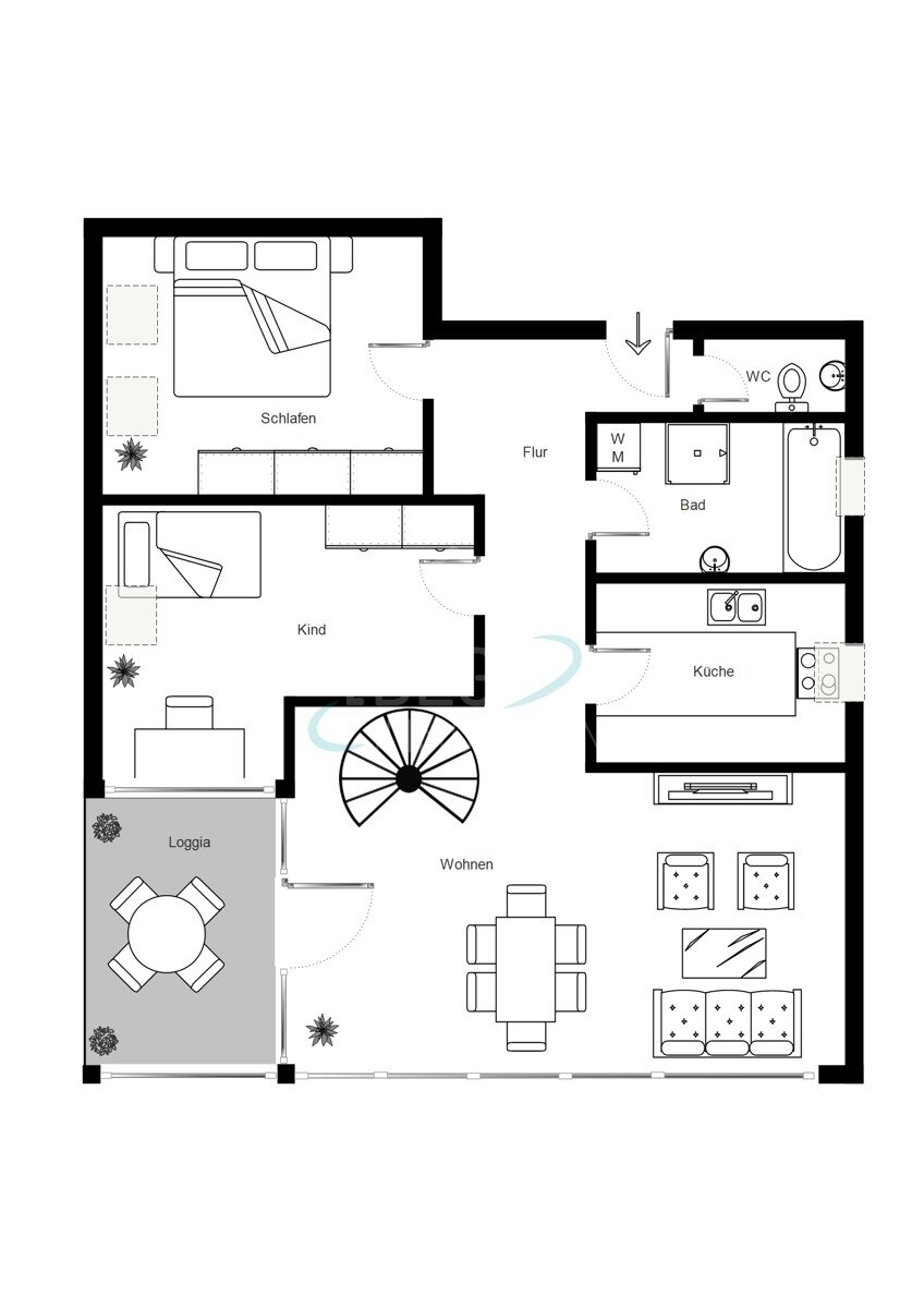 Maisonette zum Kauf 359.000 € 4 Zimmer 110 m²<br/>Wohnfläche Neuenstein Neuenstein 74632