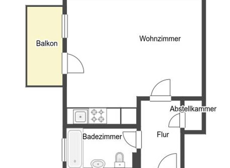 Studio zum Kauf 148.000 € 1 Zimmer 38 m² 2. Geschoss St Leonhard Nürnberg 90439