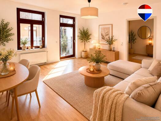 Wohnung zur Miete 285 € 2 Zimmer 37,6 m² frei ab sofort Heidestraße 34 Sudenburg Magdeburg / Sudenburg 39112