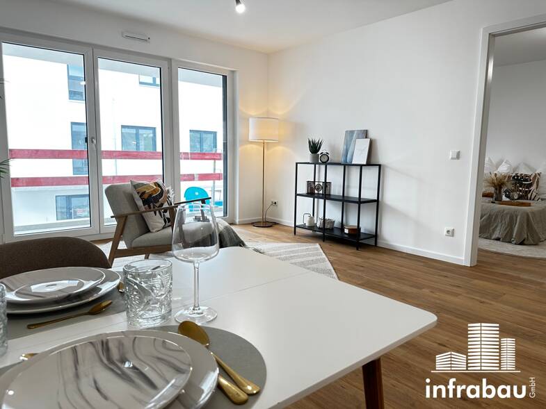 Wohnung zum Kauf - Neubau 769.900 € 3,5 Zimmer 112,3 m² 1. Geschoss Leitershofen Stadtbergen / Leitershofen 86391