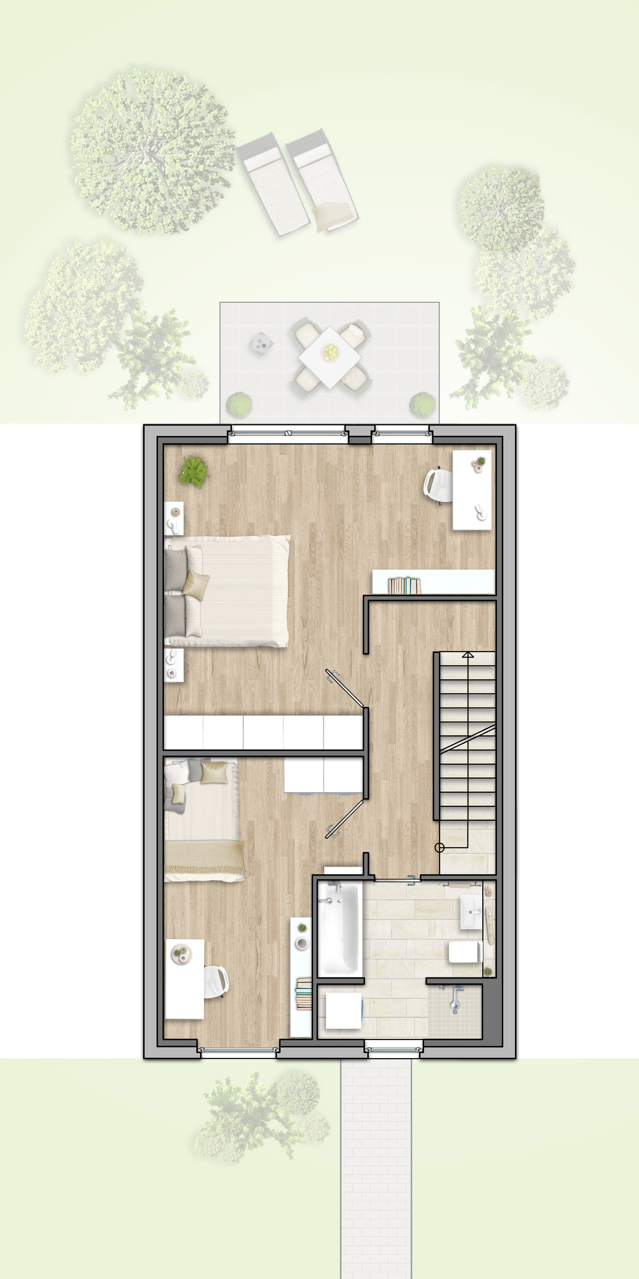 Reihenmittelhaus zum Kauf 459.500 € 4 Zimmer 129 m²<br/>Wohnfläche 181 m²<br/>Grundstück Frankfurter Straße 58 Babenhausen Babenhausen 64832