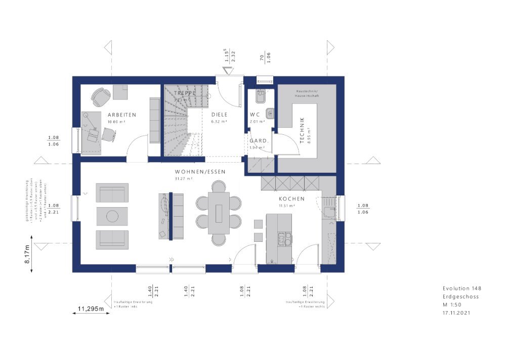 Einfamilienhaus zum Kauf 530.043 € 5 Zimmer 151 m²<br/>Wohnfläche 800 m²<br/>Grundstück Langenfeld Bad Salzungen 36433