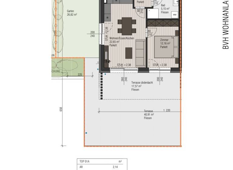Wohnung zum Kauf 645.000 € 2 Zimmer 48,3 m² 1. Geschoss Millstatt am See 9872