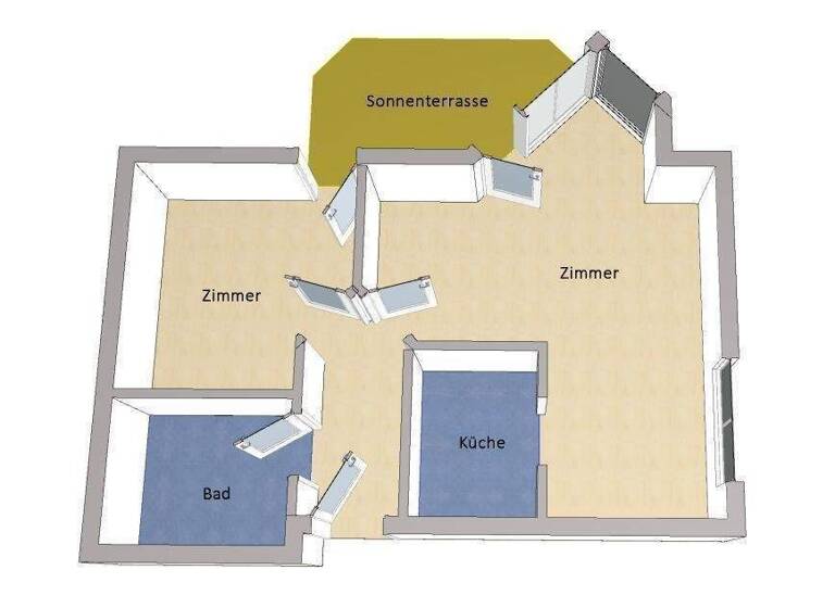 Wohnung zum Kauf 205.000 € 2 Zimmer 40 m² frei ab sofort Eiche Potsdam 14469