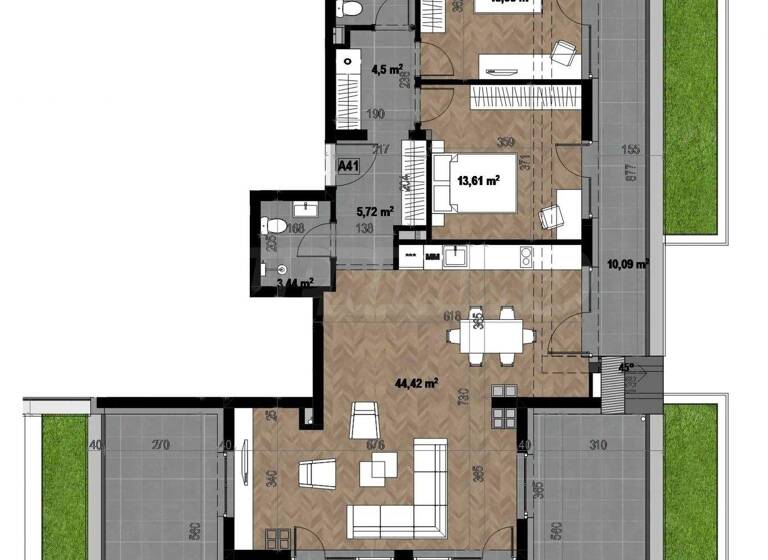 Studio zum Kauf 610.000 € 3 Zimmer 190,1 m² Sofia