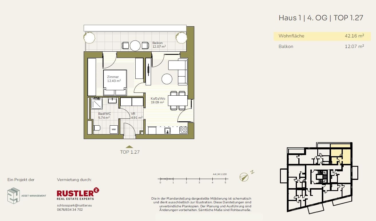 Wohnung zur Miete 439 € 2 Zimmer 42,2 m²<br/>Wohnfläche 01.09.2025<br/>Verfügbarkeit Straßgang Graz 8054