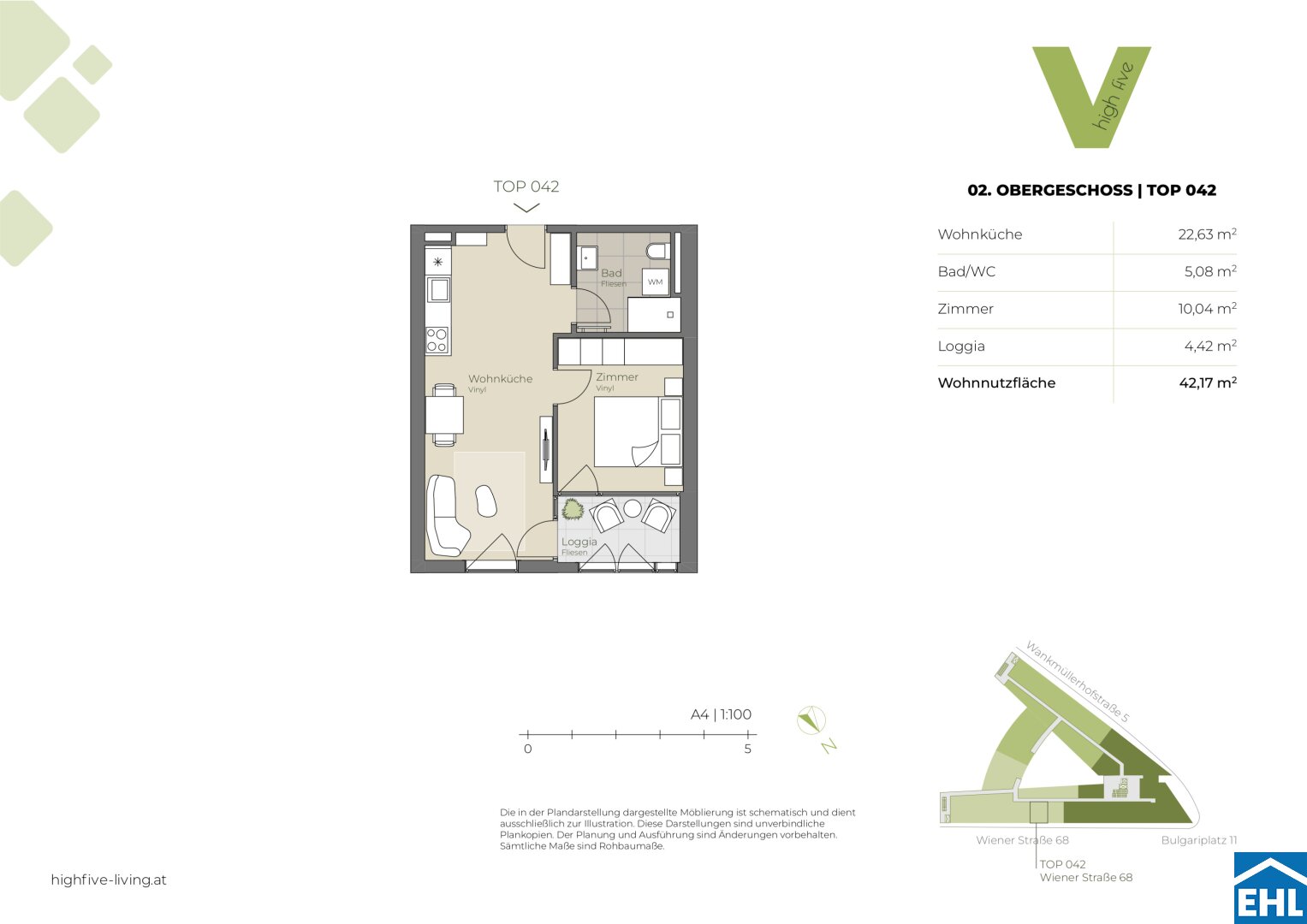 Wohnung zur Miete 485 € 2 Zimmer 37,8 m²<br/>Wohnfläche 2.<br/>Geschoss Waldegg Linz 4020