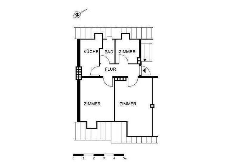 Wohnung zur Miete 560 € 2,5 Zimmer 55,4 m² frei ab 08.03.2026 Augsburger Straße 18 Regensburger Straße Bremen 28215
