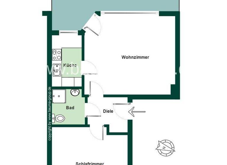 Wohnung zum Kauf 235.000 € 2 Zimmer 62 m² Langenhorn Hamburg 22415