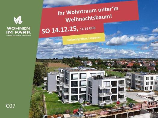 Wohnung zum Kauf - Neubau provisionsfrei 399.900 € 2 Zimmer 76,8 m² 1. Geschoss Am Simontalgraben 23 Langenau 89129