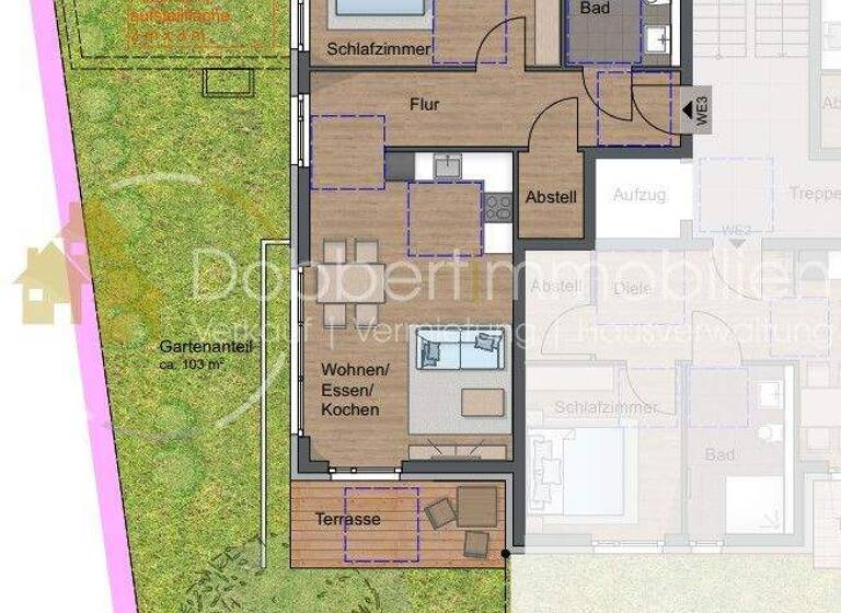Wohnung zum Kauf - Erstbezug provisionsfrei 579.100 € 2 Zimmer 68 m² frei ab 01.11.2028 Hauptstraße 110 Vaihingen Stuttgart / Vaihingen 70563