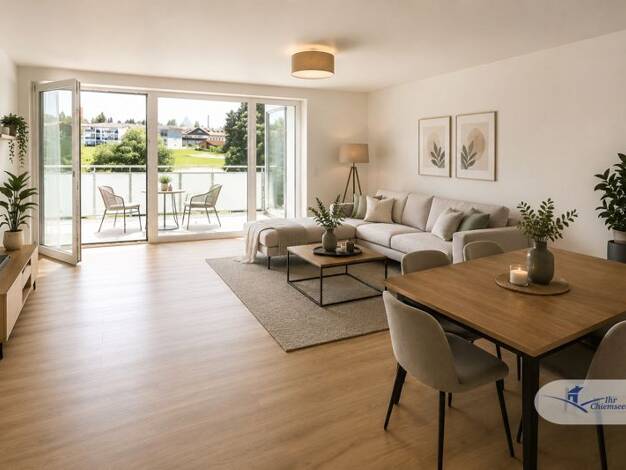 Wohnung zur Miete 1.100 € 2,5 Zimmer 68 m² 2. Geschoss frei ab sofort Bernau Bernau am Chiemsee 83233